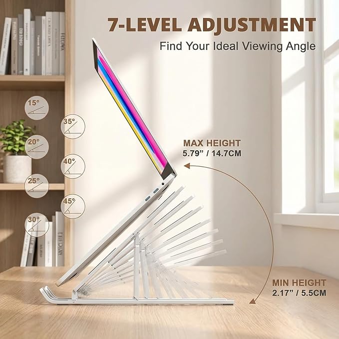Adjustable Foldable Ergonomic Laptop Stand
