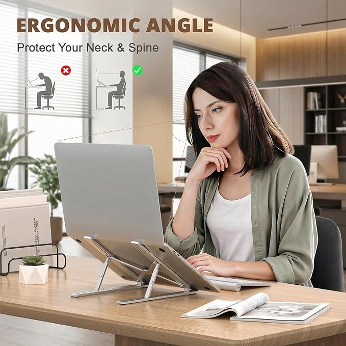 Adjustable Foldable Ergonomic Laptop Stand