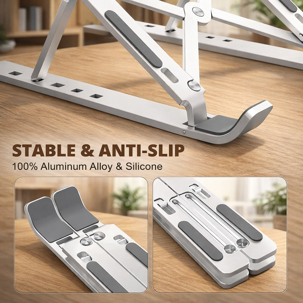Adjustable Foldable Ergonomic Laptop Stand